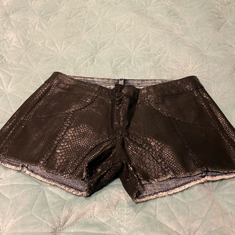 Really cool reversible leather/Jean shorts used